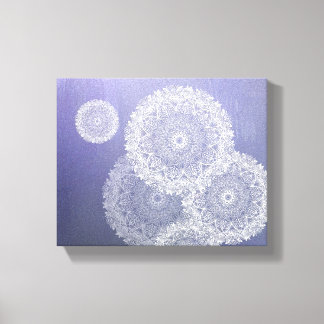 White Mandala  Canvas Print