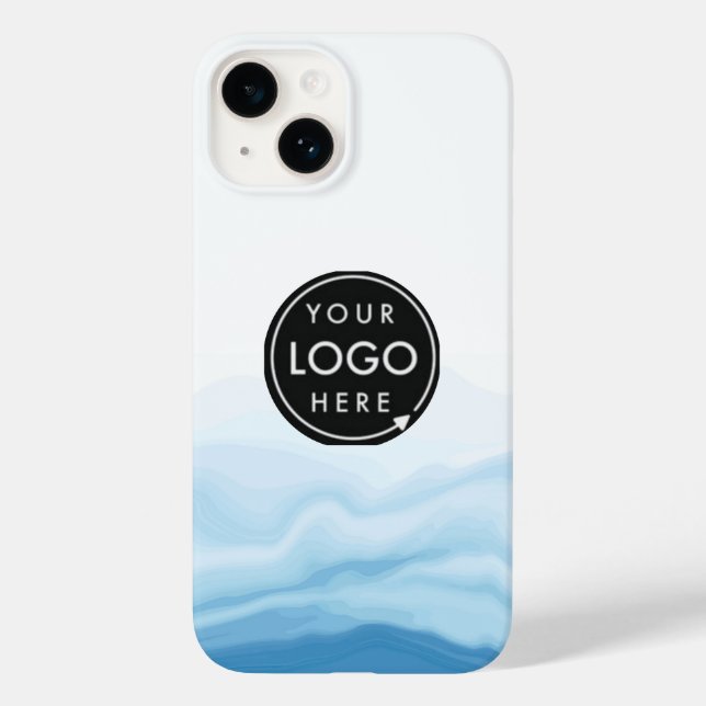 White marble and your favourite image iPhone14 cas Case-Mate iPhone Case (Back)