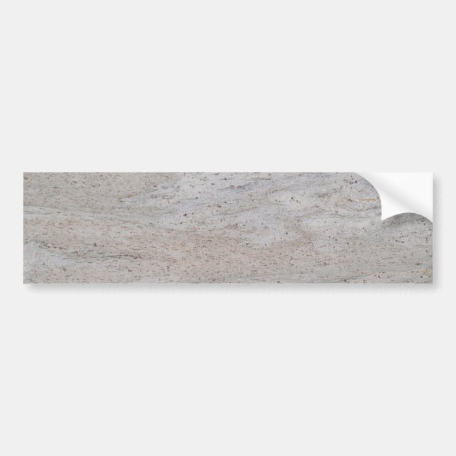 White Marble Background Bumper Sticker (Front)