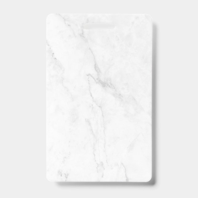  White Marble Badge (Front)