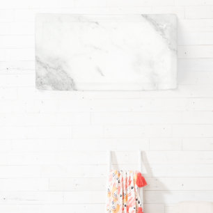 White Marble Banner