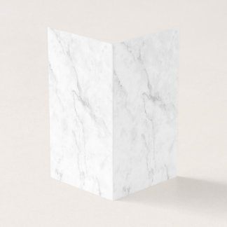 White Marble Business Card