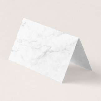 White Marble Business Card