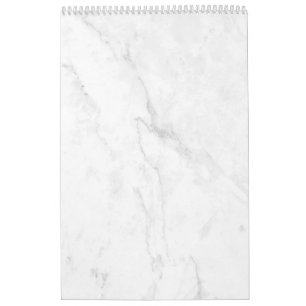 White Marble Calendar