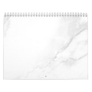 White Marble Calendar