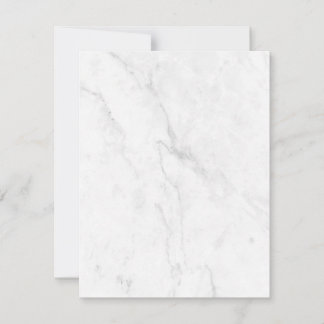 White Marble Card