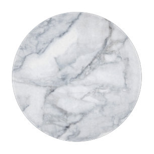 White Marble Carrara Calacatta Texture Cutting Board