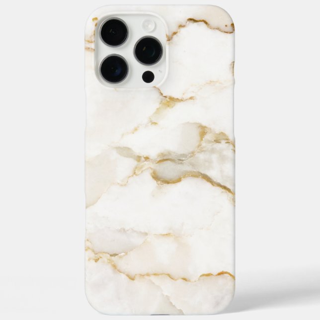 White Marble Case-Mate iPhone Case (Back)