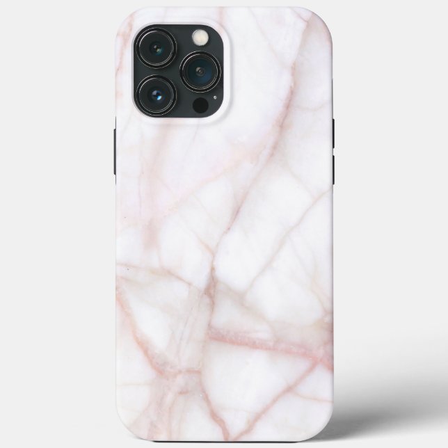 White Marble Case-Mate iPhone Case (Back)