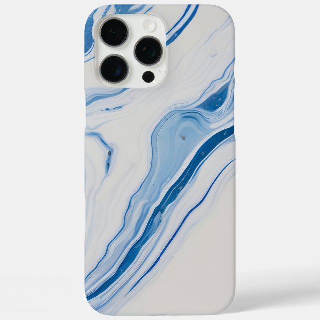 White Marble Case-Mate iPhone Case (Back)