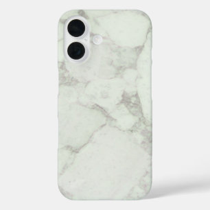 White Marble iPhone 16 Case