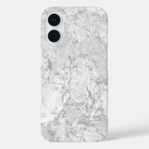 White Marble iPhone 16 Case