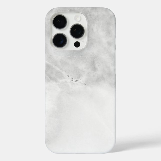 White Marble Case-Mate iPhone Case (Back)