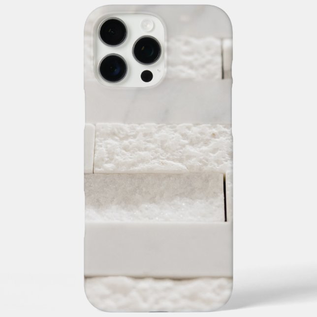 White Marble  Case-Mate iPhone Case (Back)