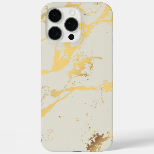 White Marble Case-Mate iPhone Case (Back)