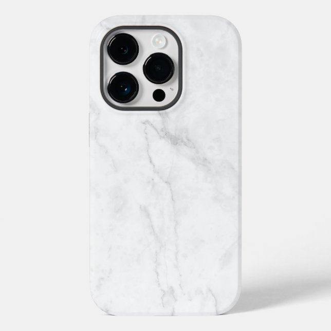 White Marble Case-Mate iPhone Case (Back)