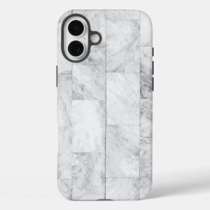 White Marble iPhone 16 Plus Case