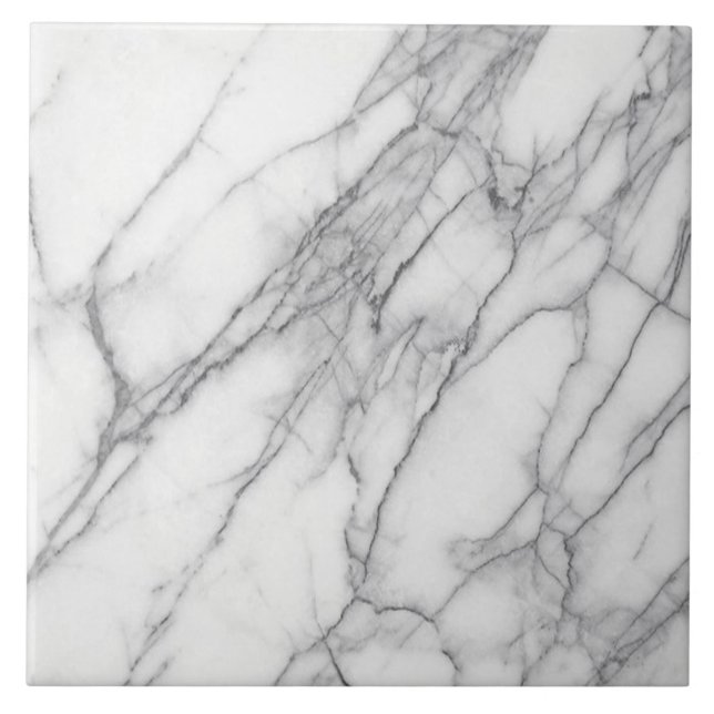 White Marble Ceramic Tile (Front)