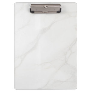 White Marble Clipboard