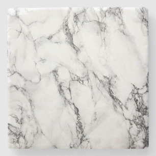 White marble coaster
