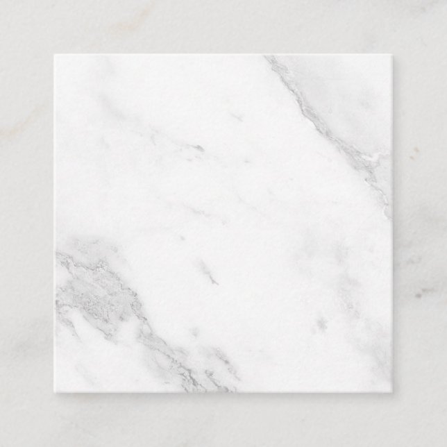 White Marble Discount Card (Front)