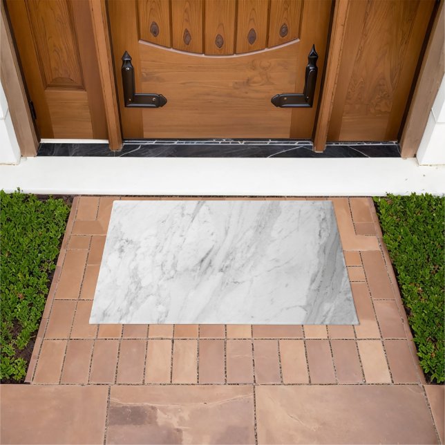 White Marble  Doormat (Outdoor)