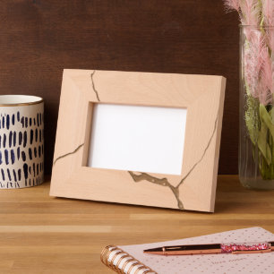 White Marble Etched Frames