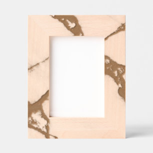 White Marble Etched Frames
