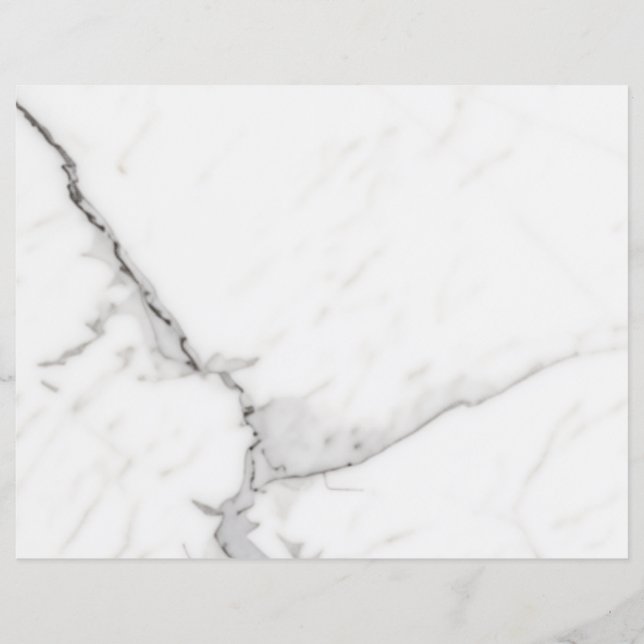 White Marble Flyer (Front)