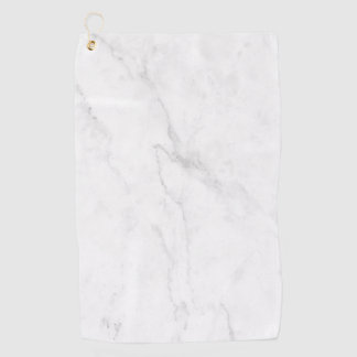 White Marble Golf Towel