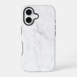 White Marble iPhone 16 Case