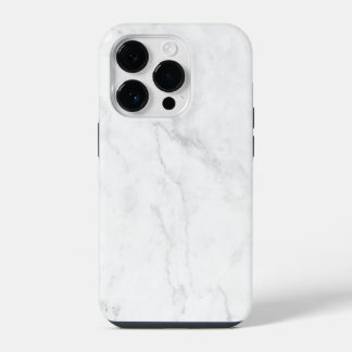 White Marble iPhone 14 Pro Case