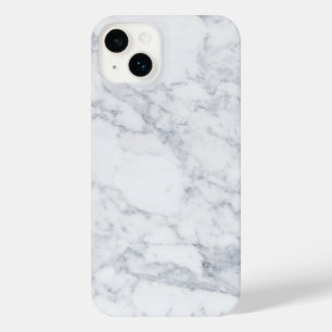 White Marble iPhone 14 Plus Case