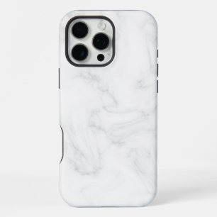 White Marble iPhone 16 Pro Max Case