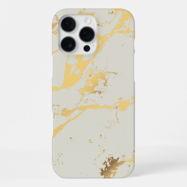 White Marble iPhone Case (Back)