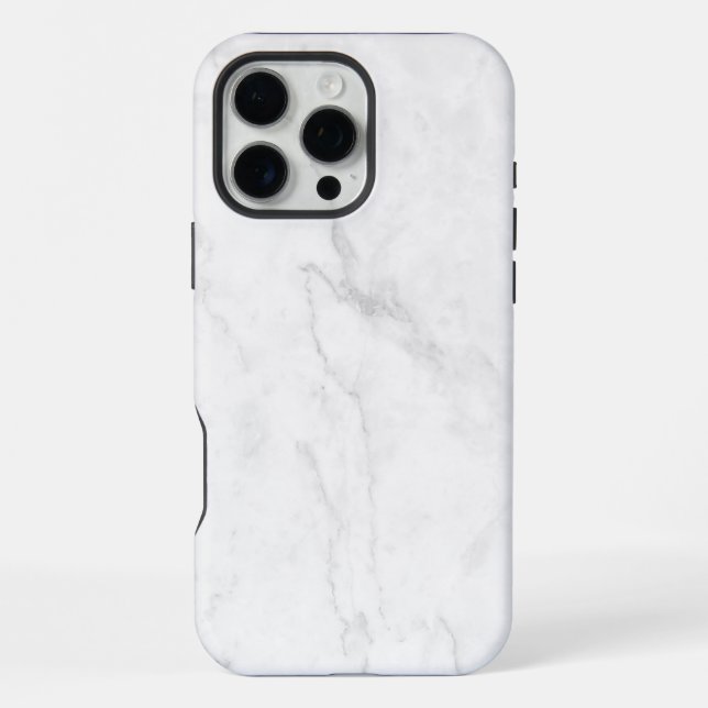  White Marble iPhone Case (Back)