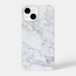 White Marble iPhone 14 Case