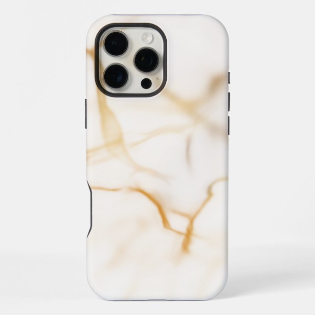 White Marble  iPhone Case (Back)