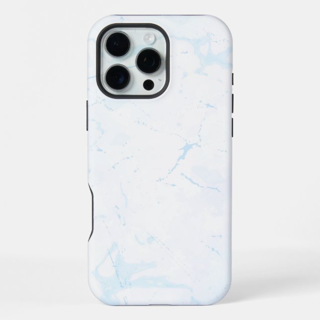 White Marble  iPhone Case (Back)