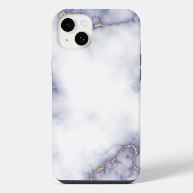 White Marble iPhone Case (Back)