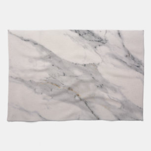 White Marble Kitchen Towel