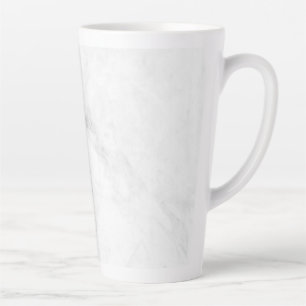 White Marble Latte Mug