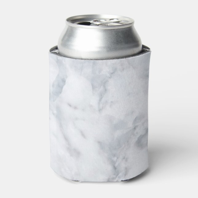 White Marble Look Can Cooler (Can Front)