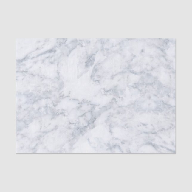 White Marble Look Tissue Paper (Front)