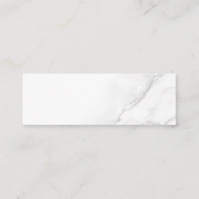 White Marble Loyalty Card (Front)