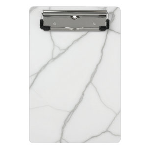 White Marble Mini Clipboard