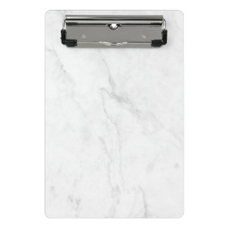 White Marble Mini Clipboard