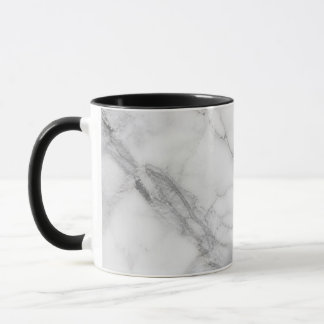 White Marble Mug
