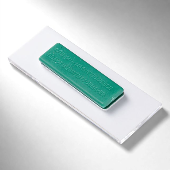 White Marble Name Tag (Back)