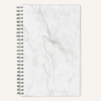 White Marble Notebook